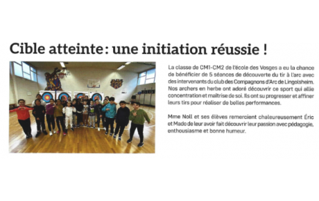 Initiation à l'école
