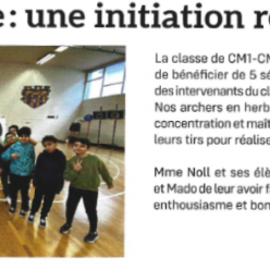 Initiation à l'école